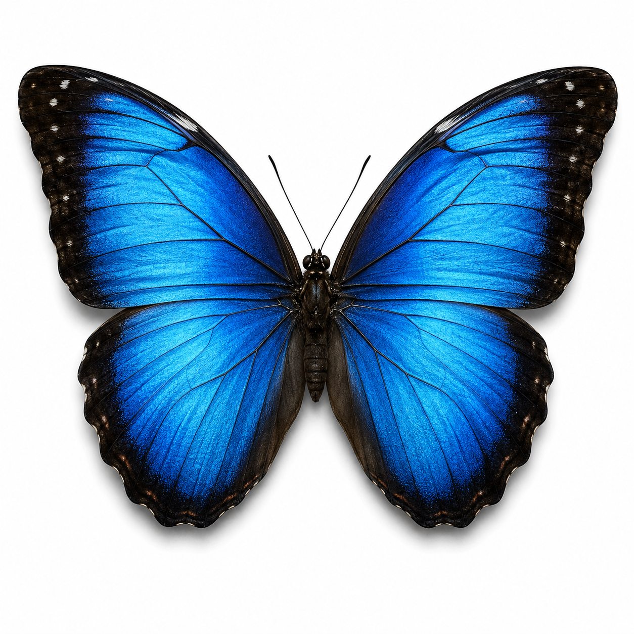 Tatuagem de borboleta grande para costas ou coxa