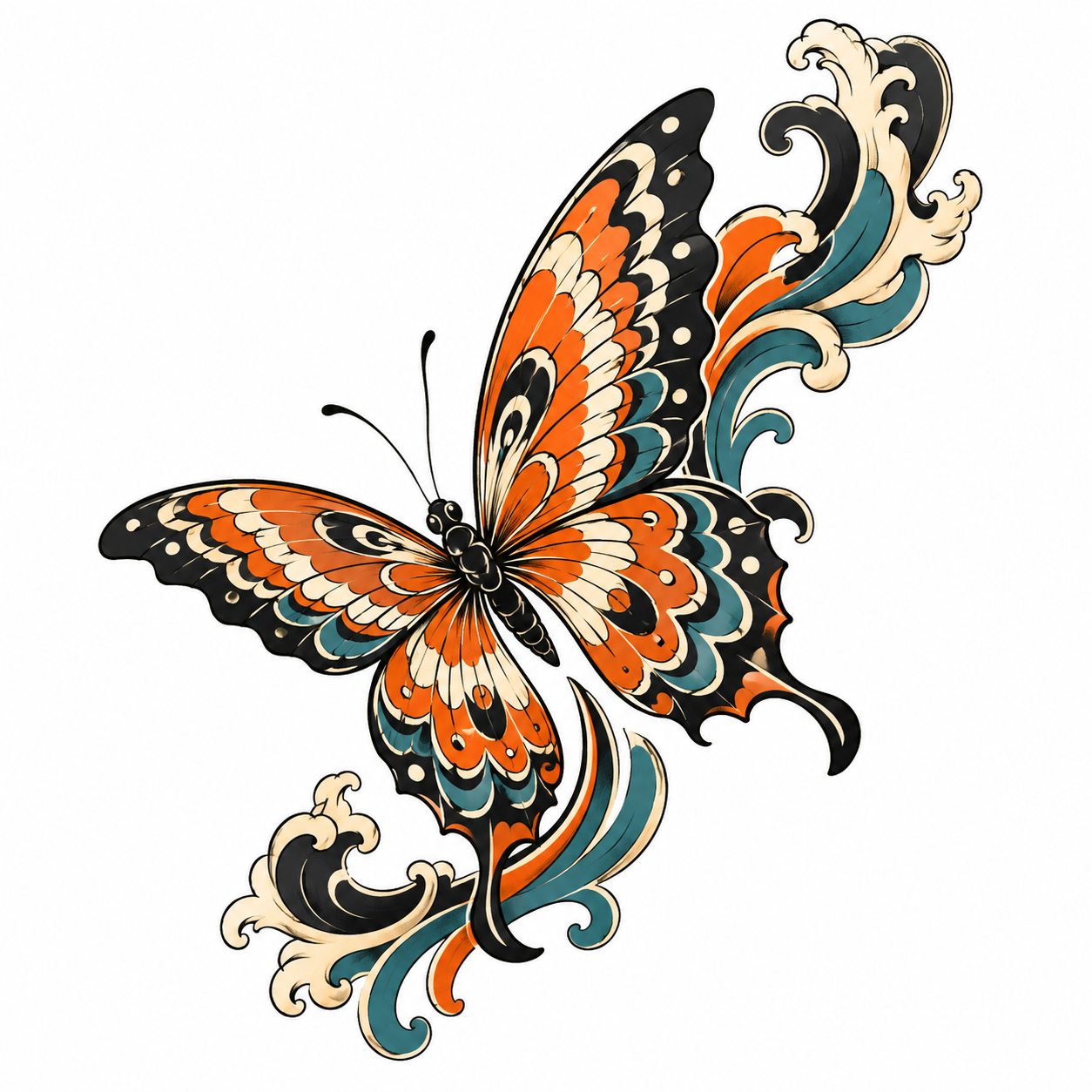 Ideia de tatuagem de borboleta para testar antes de fazer
